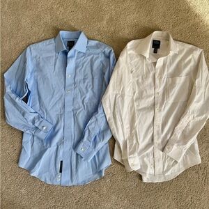Jos. A. Bank Light Blue White Dress Traveler’s Shirts 14-1/2 - 33 tailored fit
